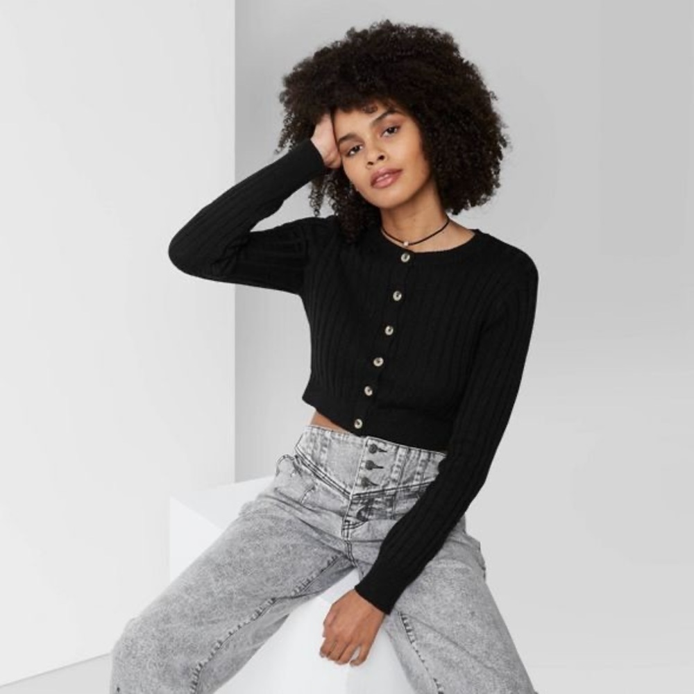 Wild Fable Cropped Sweater